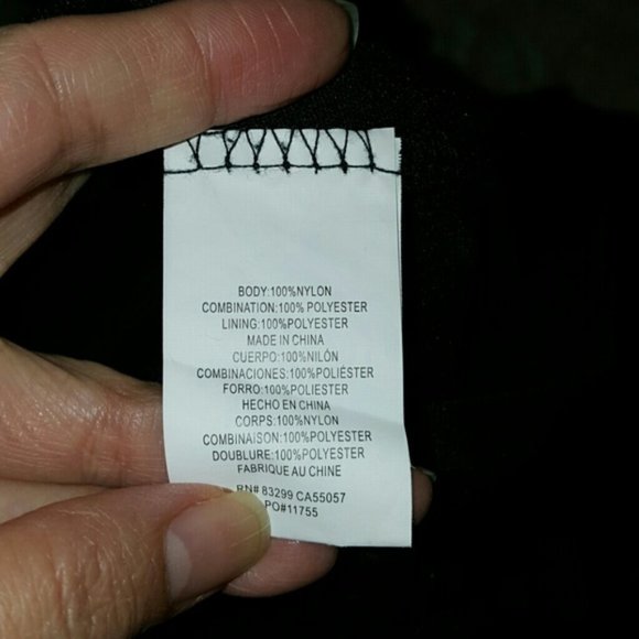 Black Mini Dress - Picture 3 of 5